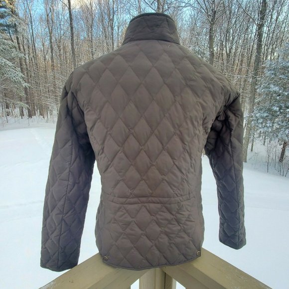 Eddie Bauer Seattle premium goose down jacket Girls XL Womens S Small Coat Green - Picture 8 of 11